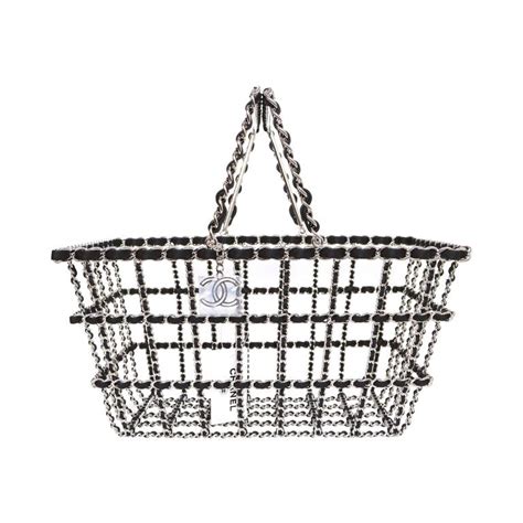 panier de basket chanel|chanel supermarket basket.